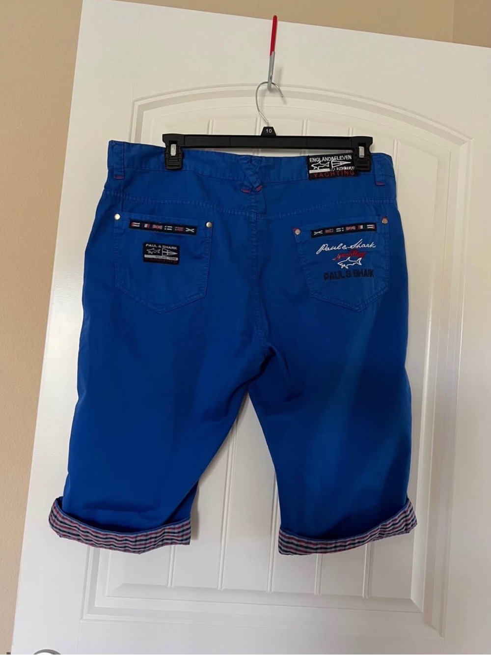 Paul & Shark Royal Blue Flat Front Men's Shorts